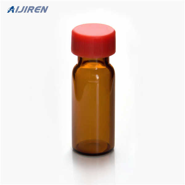 40% larger opening amber crimp seal vial aluminum crimp cap and septa